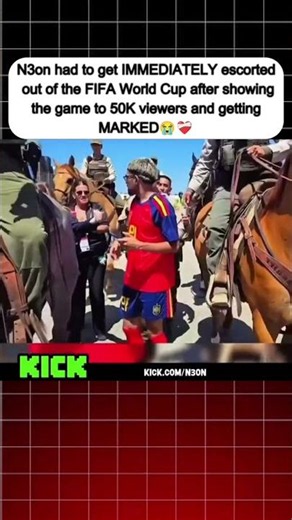 N3on had to get IMMEDIATELY escorted out of the FIFA World #n3on #n3onclips #memes #daily #fyppp