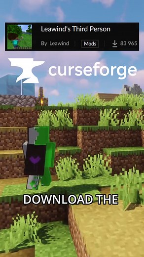 Enhance Your Minecraft Experience with Leawind's Third Person Mod