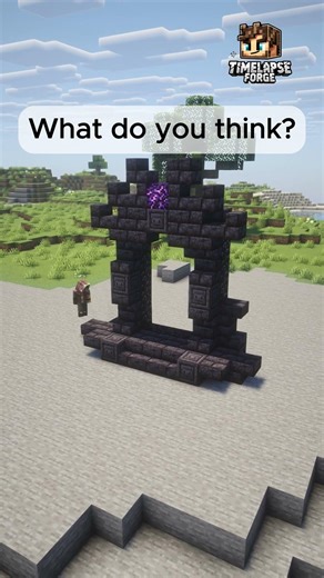 Can You Build This Nether Portal in 5 Minutes? | Ep. 9 #timelapse #minecraftbuilding #build