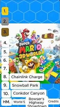 The Best Super Mario 3d World Songs
