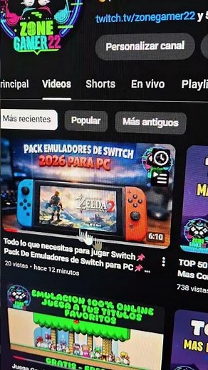 Switch emulator pack for PC ✅️ #retrogaming #emulation #zonegamer22 #nintendo #pc