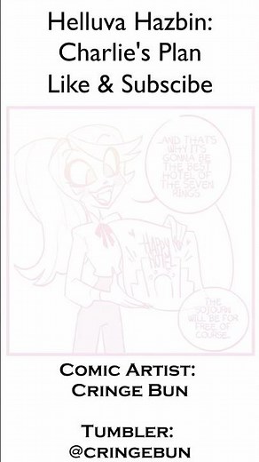 Charlie's Plan: Helluva Boss x Hazbin Hotel Comic Dub #shorts