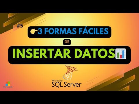 Cómo INSERTAR DATOS en SQL SERVER 😱 3 Métodos SÚPER Fáciles