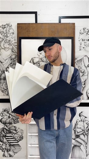 Patchwork fashion secrets denim poncho and bucket hat look