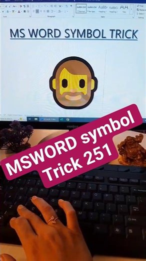 MSWORD Symbol Shortcut Keys Trick 251