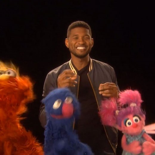 Usher Does a Dance Move for Each Letter of the Alphabet on Sesame Street—Watch Now!