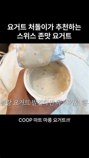스위스 마트간식 필수템🌰 #스위스여행 #스위스신혼여행 #취리히