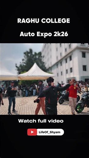 Raghu college Auto Expo 😮‍💨 / Superbikes crazy lineup 🫨