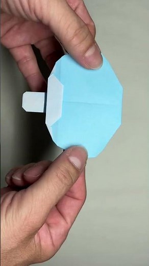 折り紙1枚でできる 簡単！可愛い うちわの作り方 折り方 #shorts