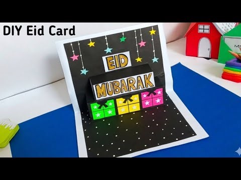 DIY Eid Card Making Ideas 2026 🎨 Easy Handmade Eid Card | Eid Mubarak Card Tutorial