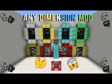 Mod Showcase #2: Any Dimension Mod (Minecraft 1.12.2)