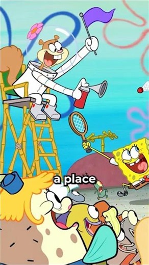 Why does Sandy Cheeks lives underwater?