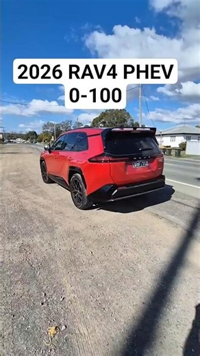 2026 Toyota RAV4 GR Sport PHEV 0-100 (with low battery)