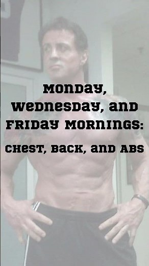 Sylvester Stallone Workout Routine - McFitness #motivation #gym