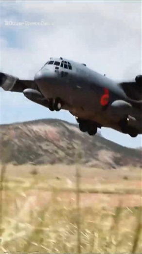 How Does This Plane Take Off Here? #c130hercules