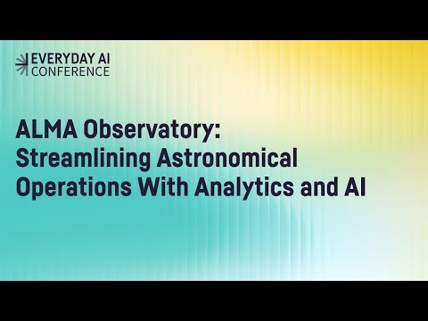 ALMA Observatory: Streamlining Astronomical Operations With Analytics and AI
