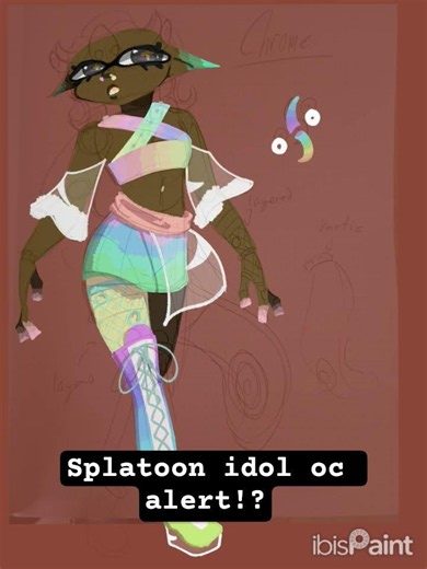 Splatoon oc Chrome #art #drawing #splatoon #splatoonart #splatoon3 #splatoonoc #ocartist #oc #artist