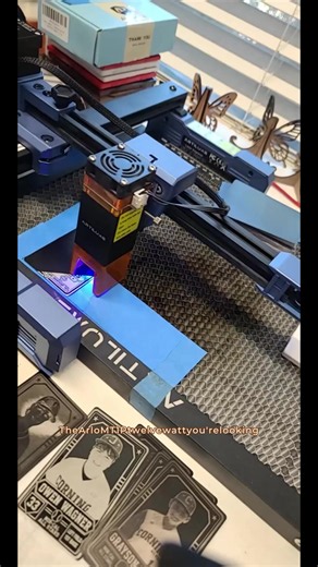 Artilume A4/T1 Laser Engraver Machine - 7W & 12W Sealed Laser Beam, High Precision Desktop Mount Portable Engraving Machine for Wood, Leather, Acrylic, Metal, Crafting Projects for Home Users & Home Business, T1 Model