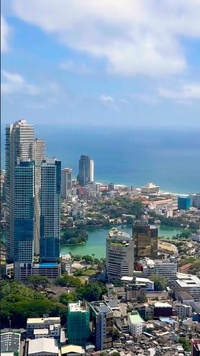 🇱🇰 colombo Stunning Aerial View from the Iconic Lotus Tower 🌇