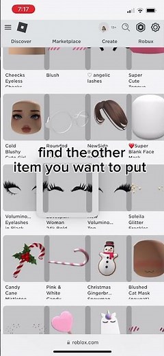 how to put on more than one accessory on roblox! requested by ‪@Itzz_adriana.‬