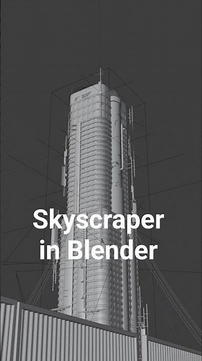 Making a skyscraper in Blender