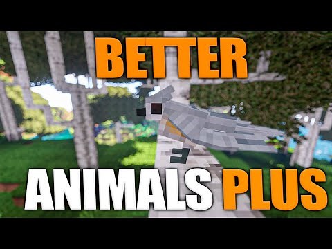 🐾 Better Animals Plus 1.16.5 - 1.19.2 // Mod Review 🦎🐔