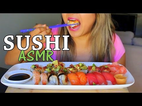 ASMR: Nigiri Sushi にぎり寿司 *Eating Sounds* MUKBANG