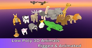 Low Poly Wild Animals Pack - Animated | Characters | Unity Asset Store