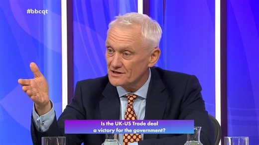 38K views · 267 reactions | “We have been shafted… whether we’ve been less shafted than we would have been… time will tell” Conservative Graham Stuart says Trump seeks to “extort” from the UK regarding the new UK-US trade deal, and that we “don’t exactly want to celebrate that as a great triumph” #bbcqt | BBC Question Time | Facebook
