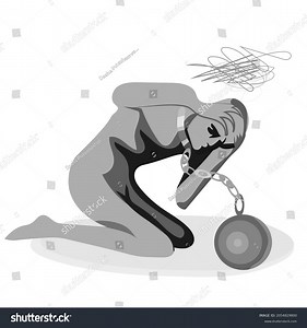 Generalized Anxiety Disorder Man Suffers Anxiety Stock Vector (Royalty Free) 2054829800 | Shutterstock