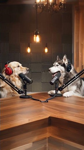 “AI Dog Podcast: [Funny Topic] 🤣 | AI Talking Dogs”