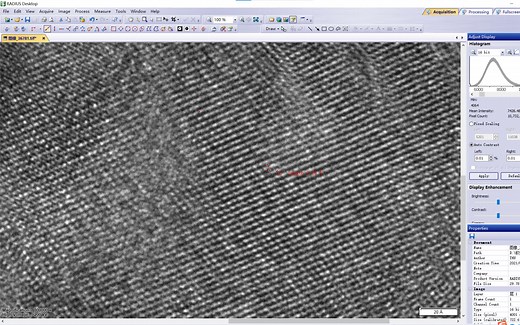 TEM图像分析 软件 RADIUS 安装及使用