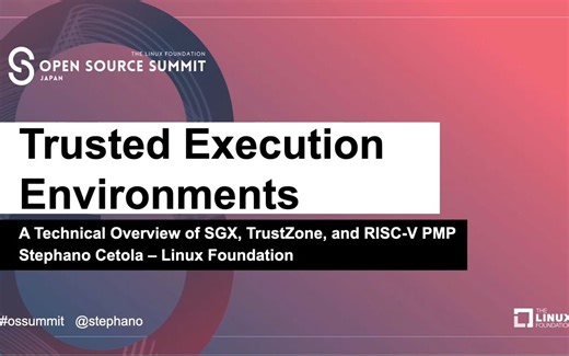 Trusted Execution Environments： A Technical Overview of Intel SGX, Arm TrustZone