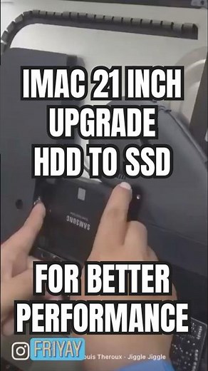 IMAC UPGRADE HDD TO SSD FOR BETTER SPEED #shortvideo #upgrade #serviceapple