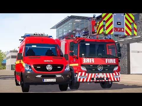 Emergency Call 112 – UK Fire Brigade & Firefighters Rapid Response! 🚒🔥 4K Ultra