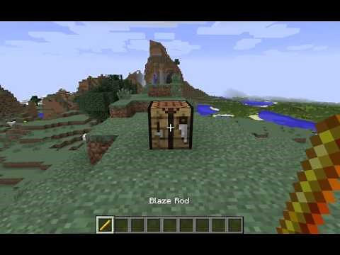 Minecraft PC: How to Craft Blaze Powder