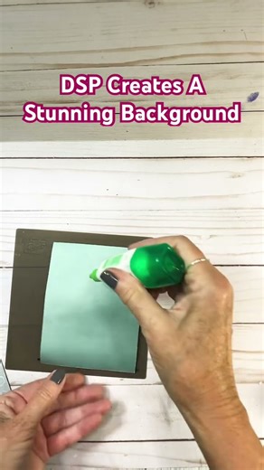 What a stunning effect using Black Embossing Powder on DSP #denisewillerton #stampinchezmoi