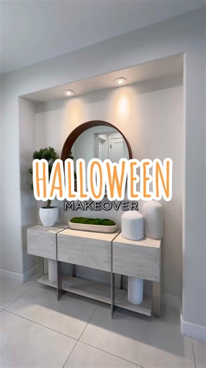 Halloween Entryway Makeover 2025