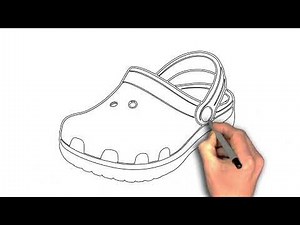 “How to Draw Crocs: Step-by-Step Shoe Sketching Guide”crocs image