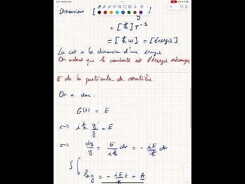 Vidéo de cours de mécanique quantique : états stationnaires et fonction d’onde