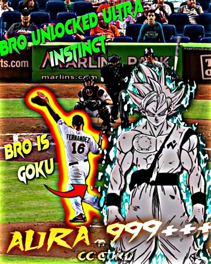 When a Baseball Player Unlocks Ultra Instinct…” 🥶 #dragonball #dbs #dbz #goku #baseball #sports