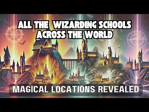 Discover all the Wizarding Schools Across the World | Magical Locations Revealed