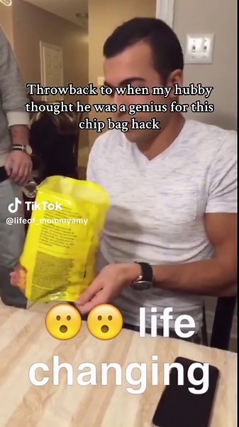 Chip Bag Folding Trick: Creative Life Hacks