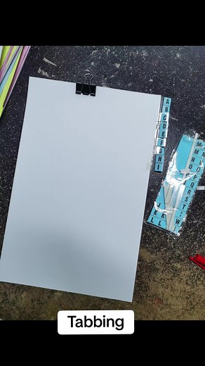 Tabbing Tips and Techniques for Document Organization