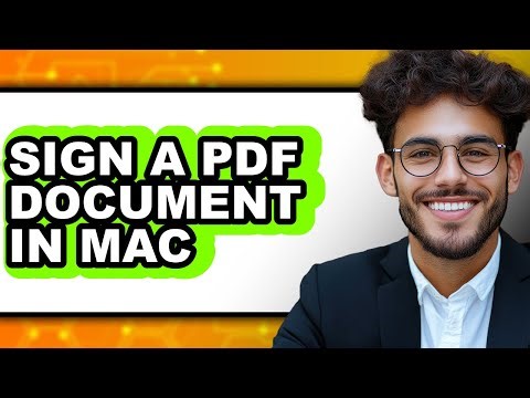 How to Sign a PDF Document in Mac