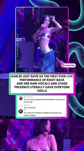 karlee's first live performance #karleegirl #karlee #dreamacademy #katseye #katseyeedit #eyekons