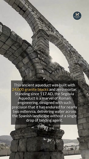 49K views · 834 reactions | Built with 24,000 mortarless blocks, this Roman aqueduct is an engineering masterpiece. #ancienthistory #archaeology #historyfacts | Historical Blog | Facebook