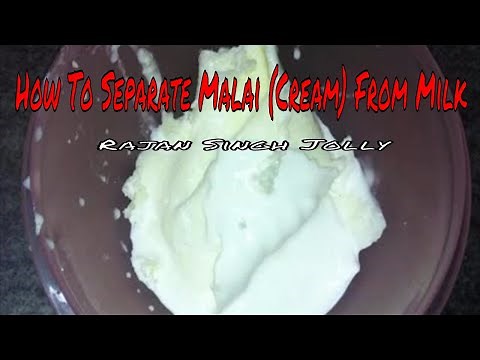 How To Get Fresh Cream Malai From Milk | Homemade Cream | Homemade Malai