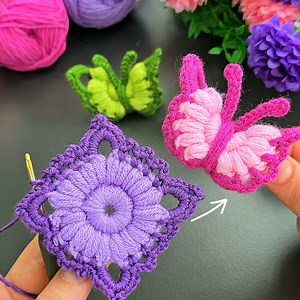 425K views · 5.7K reactions | Make MONEY with This SUPER EASY Crochet Mini Butterfly Keychain! 曆 Sell and give as a gift. | Crochet knitting love | Facebook
