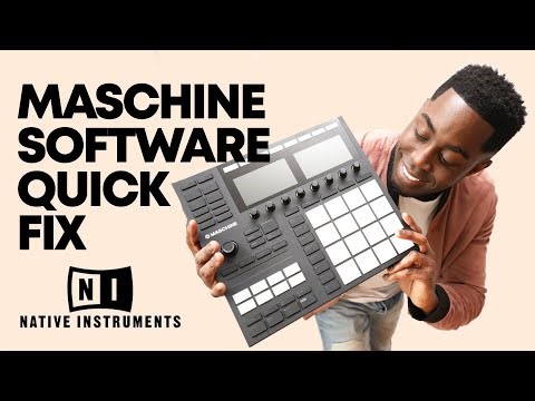 QUICK MASCHINE SOFTWARE CRASH FIX!! TOTALLY WORKS